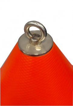 Ankerboje Klein mit 2xÖsen/ Orange